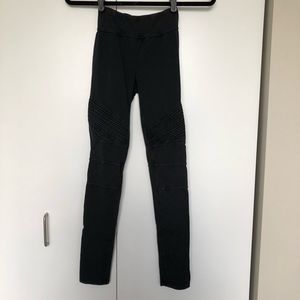 BP Black Cotton Textured Cotton Legging Size XS